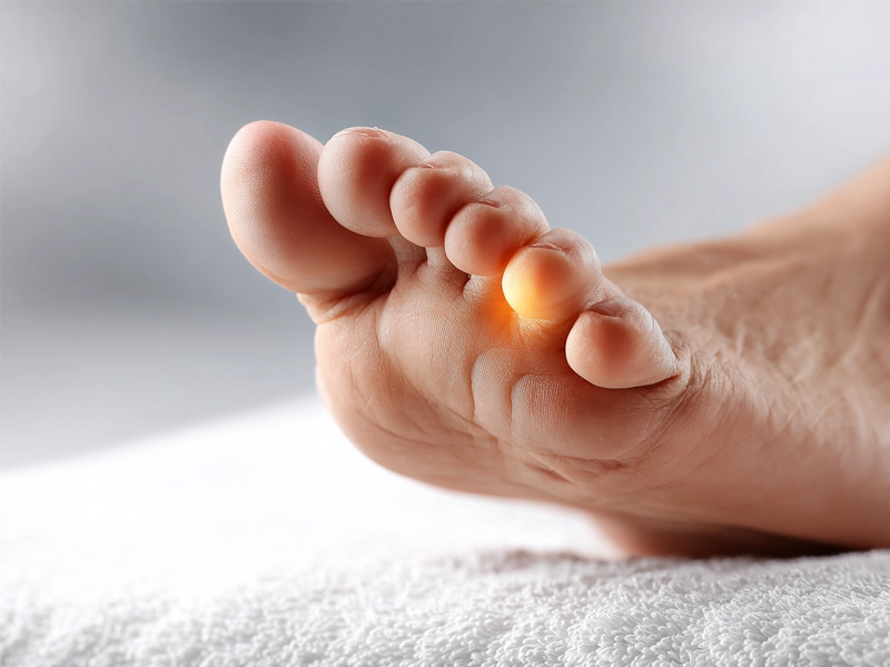 Hühnerauge Behandlung